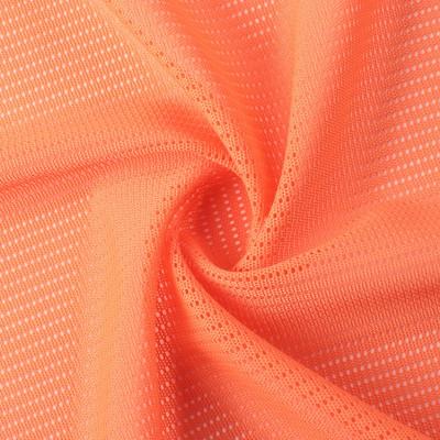 Stretch breathable polyester jersey mesh fabric